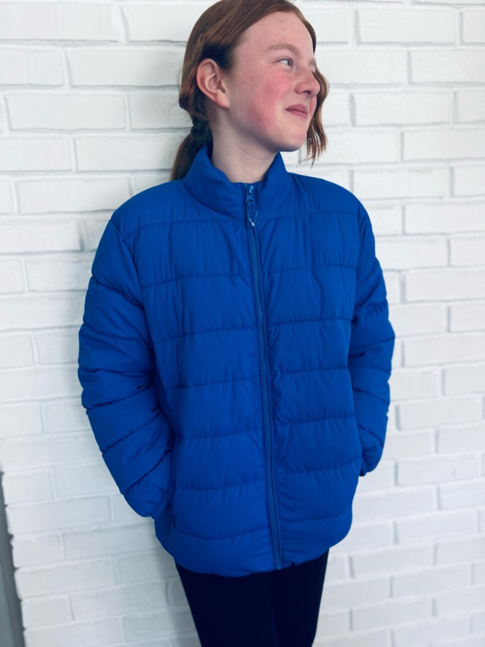 Children’s Place Bright  Blue Lightweight Puffer Jacket